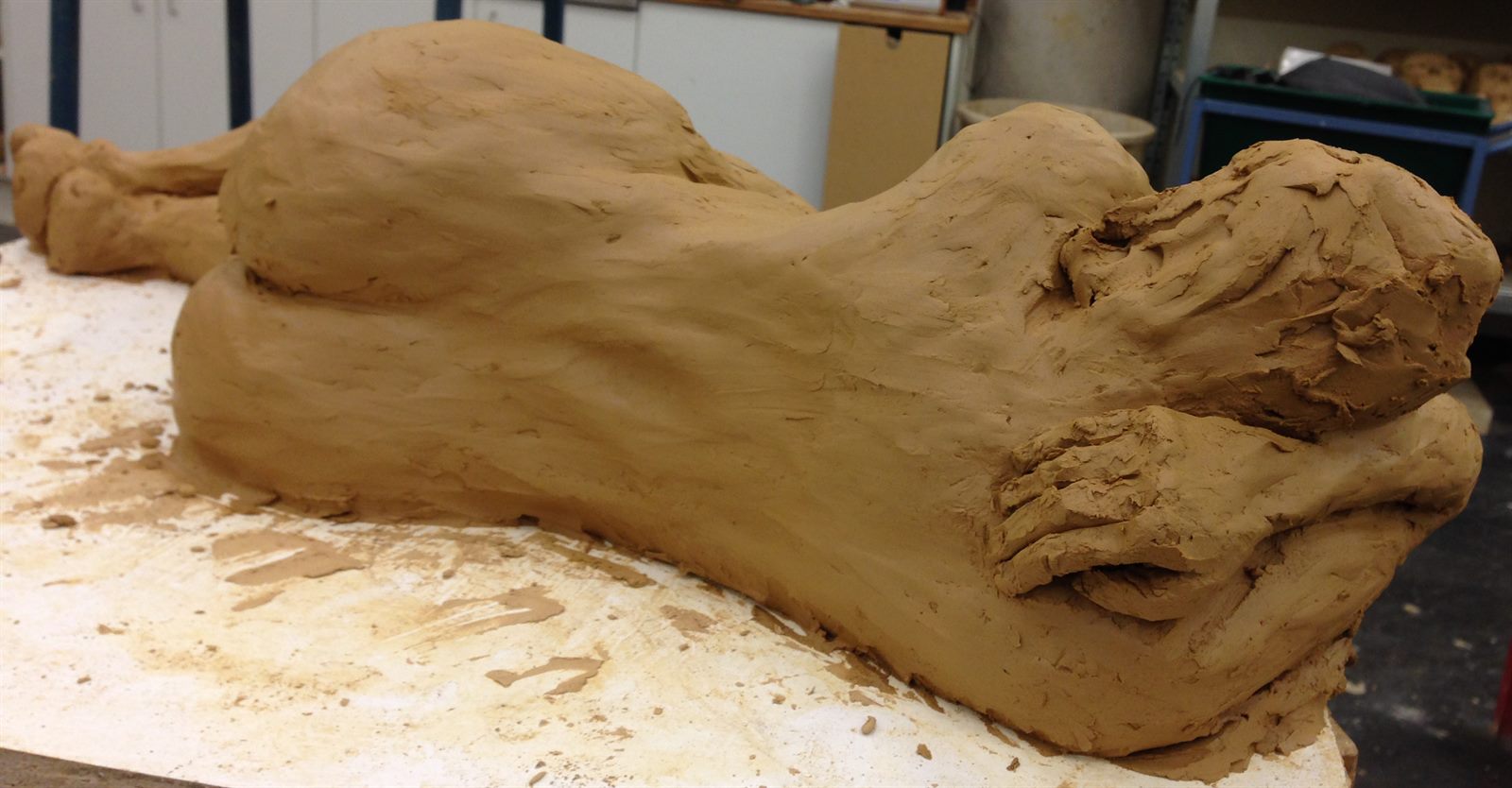 Reclining Figure — view from behind