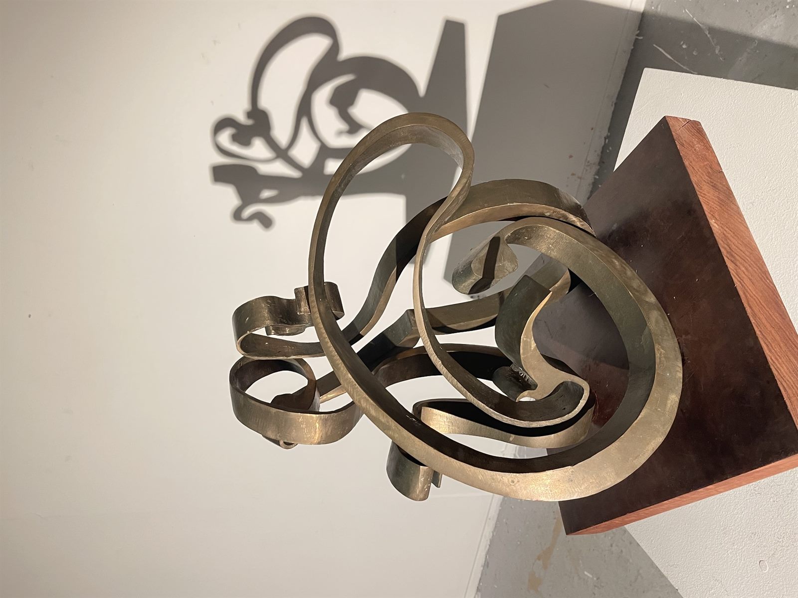 LOVE / Shadow — another view of the sculpture and its shadow